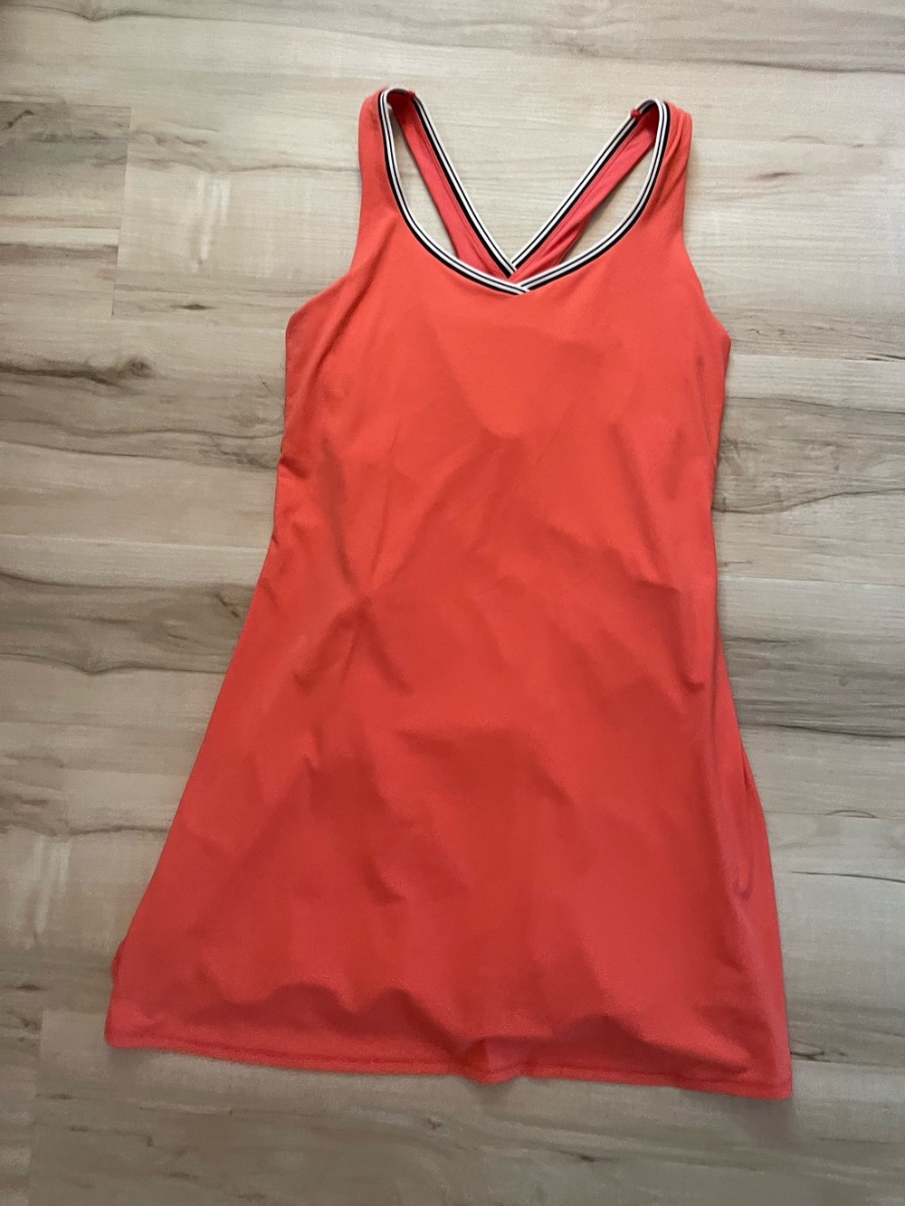 all in motion Coral tank romper